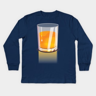 Whiskey Drink Kids Long Sleeve T-Shirt